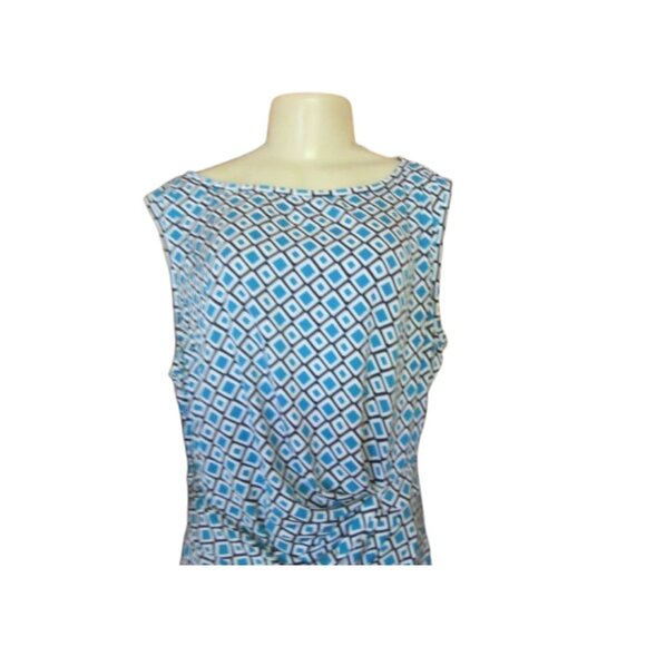 Diane Von Furstenberg New Della Silk Blend Dress Size 14 - Picture 3 of 8